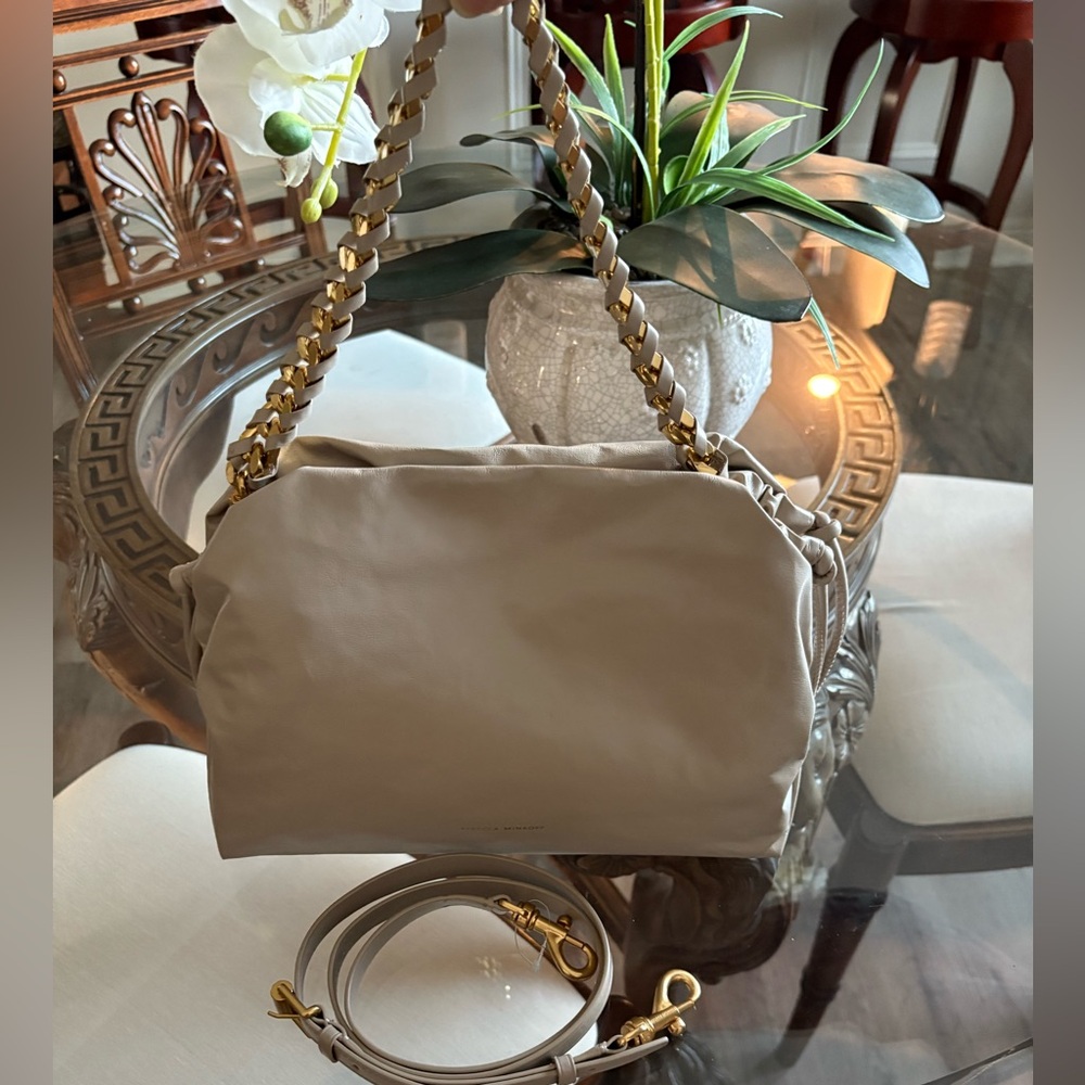 🤍🤍REBECCA MINKOFF LEATHER ZERO GRAVITY SHOULDER/CROSSBODY BAG!🤍🤍